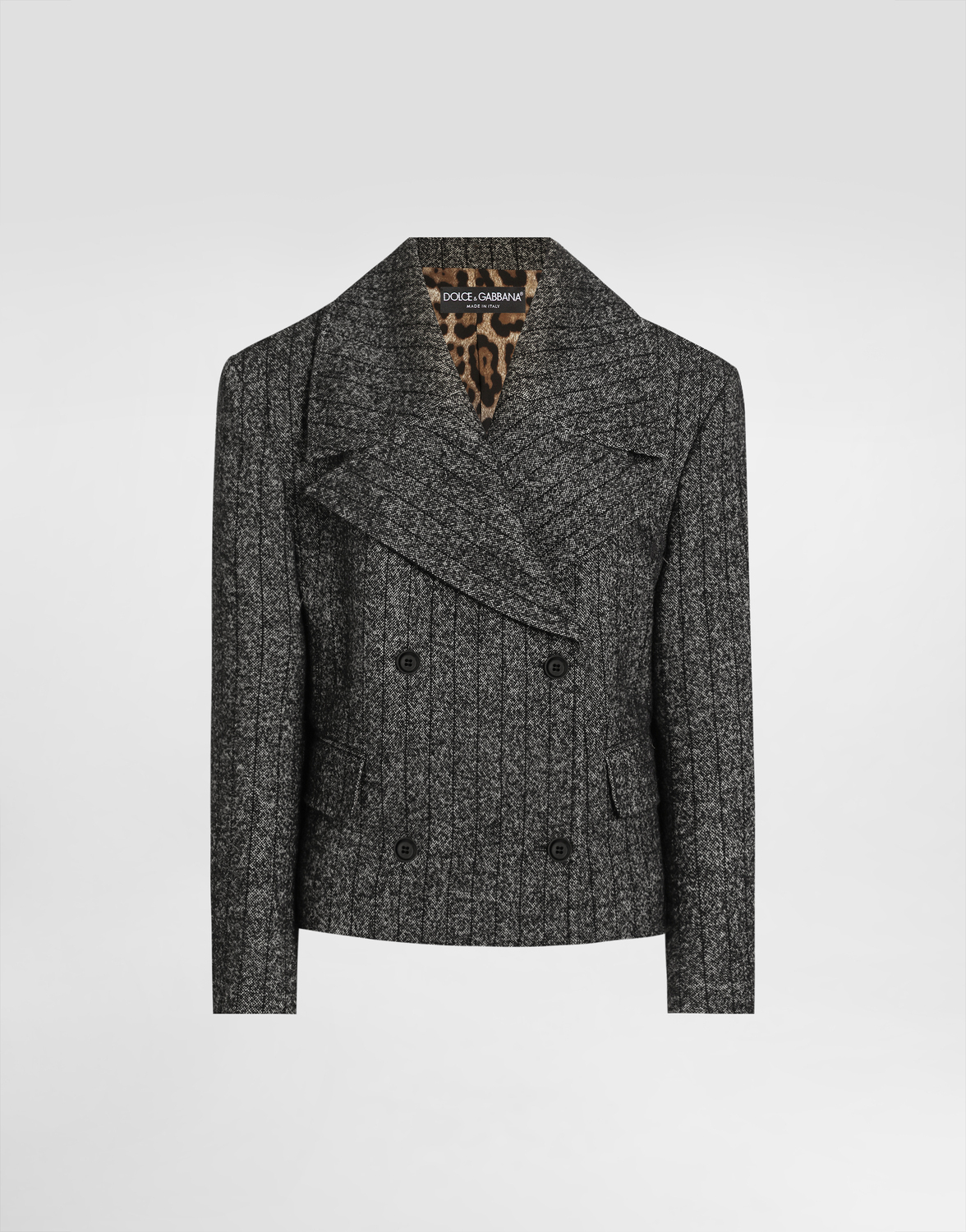 Удлиненный шерстяной жакет в полоску Dolce & Gabbana, мультиколор
Удлиненный шерстяной жакет в полоску Dolce & Gabbana, мультиколор