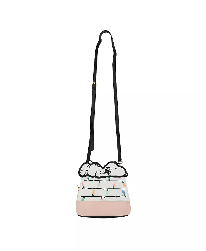 Сумка-кроссбоди Snoopy Christmas Dog House Pink 7.75" Dome Peanuts, розовый
Сумка-кроссбоди Snoopy Christmas Dog House Pink 7.75" Dome Peanuts, розовый