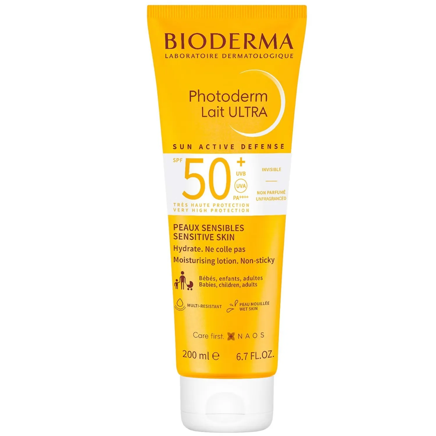 Photoderm Lait Ultra SPF50+ Солнцезащитный крем с очень высокой степенью защиты 200 мл Bioderma
Photoderm Lait Ultra SPF50+ Солнцезащитный крем с очень высокой степенью защиты 200 мл Bioderma