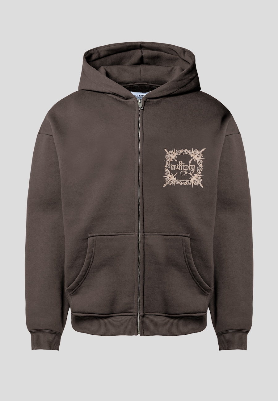 Толстовка с капюшоном на молнии Multiply Apparel Regalia, темно-коричневый
Толстовка с капюшоном на молнии Multiply Apparel Regalia, темно-коричневый