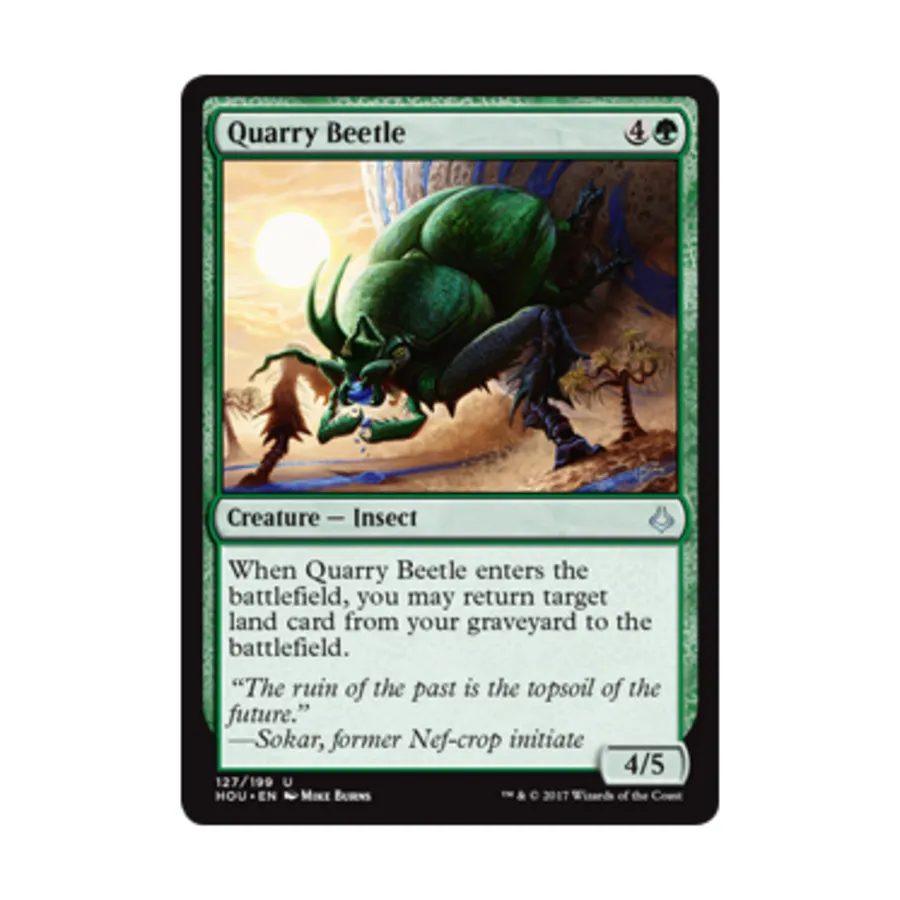 CCG Карьерный жук (U), MTG - Hour of Devastation
CCG Карьерный жук (U), MTG - Hour of Devastation