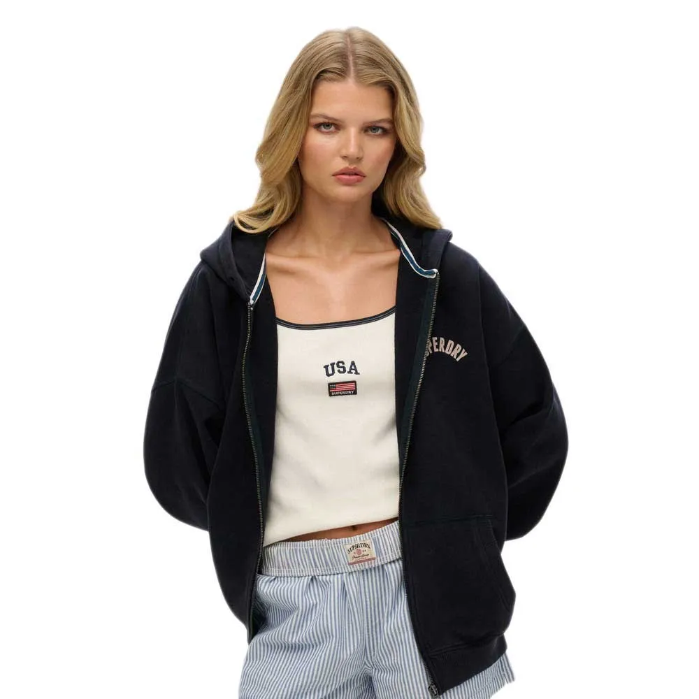 Толстовка Superdry Athletic Ess Oversized full zip, черный
Толстовка Superdry Athletic Ess Oversized full zip, черный