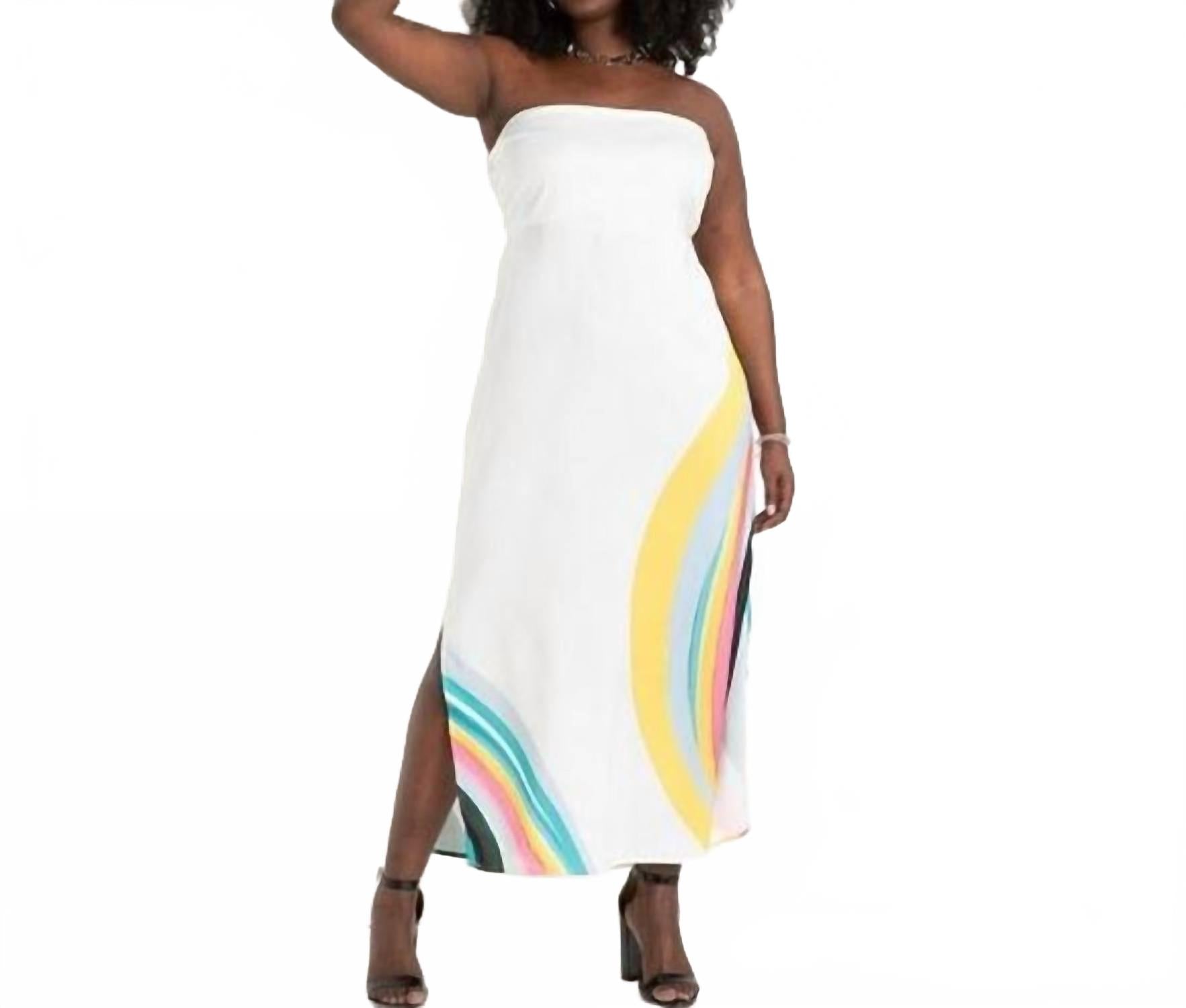 Платье без бретелек белого цвета Eloquii, белый
Платье без бретелек белого цвета Eloquii, белый