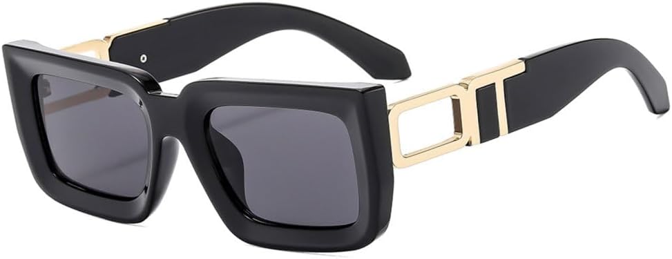 Солнцезащитные очки квадратной формы 2027 года для женщин и мужчин, в стиле ретро, с двухцветной оправой, модные оттенки, защита от ультрафиолета UV400 MTZJH, Black Black
Солнцезащитные очки квадратной формы 2027 года для женщин и мужчин, в стиле ретро, с двухцветной оправой, модные оттенки, защита от ультрафиолета UV400 MTZJH, Black Black