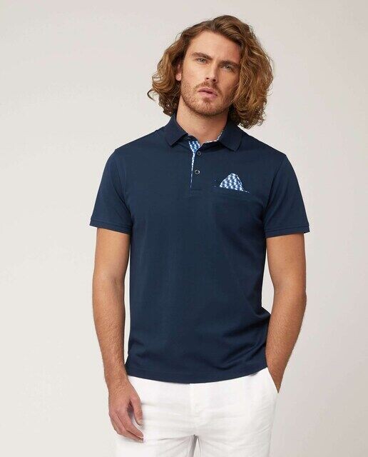 Мужская рубашка-поло с короткими рукавами Harmont&Blaine, синий
Мужская рубашка-поло с короткими рукавами Harmont&Blaine, синий