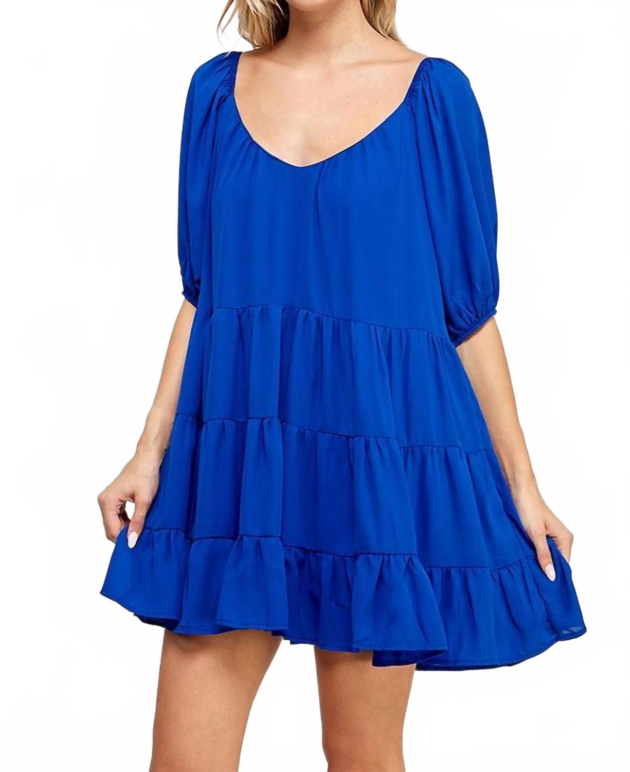 Лимонное платье-футляр в королевском синем CARMELA
Лимонное платье-футляр в королевском синем CARMELA