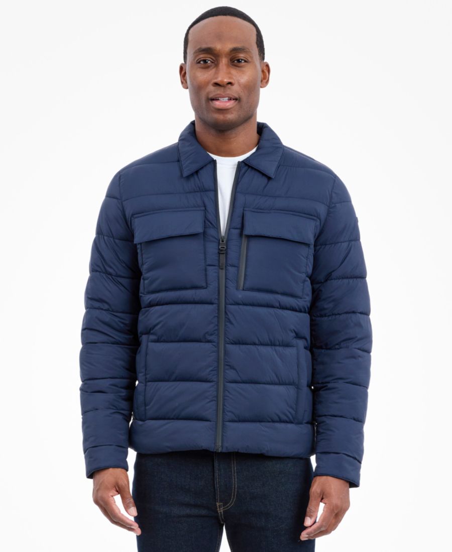 Мужская стеганая рубашка-куртка Michael Kors, Midnight Blue
Мужская стеганая рубашка-куртка Michael Kors, Midnight Blue