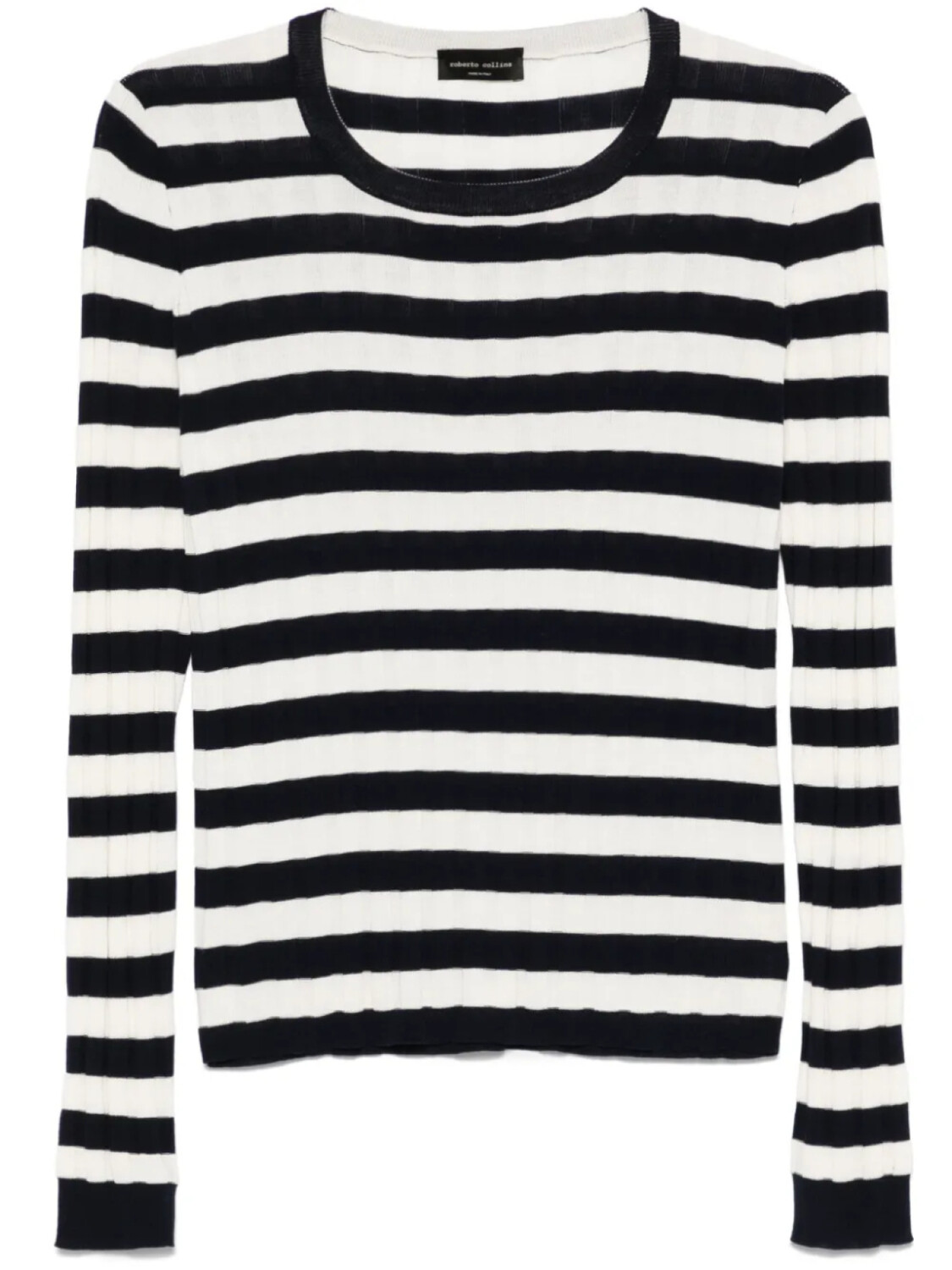 Полосатый свитер Roberto Collina, белый
Полосатый свитер Roberto Collina, белый