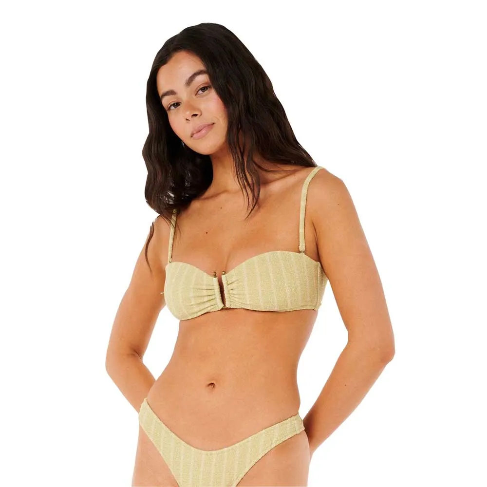 Топ бикини Rip Curl Cala Sparkle Bandeau, желтый
Топ бикини Rip Curl Cala Sparkle Bandeau, желтый