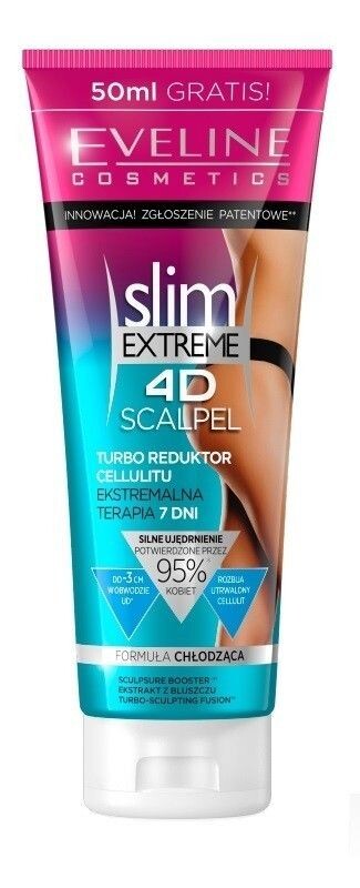Eveline Slim Extreme 4D Scalpel сыворотка для тела, 250 ml
Eveline Slim Extreme 4D Scalpel сыворотка для тела, 250 ml