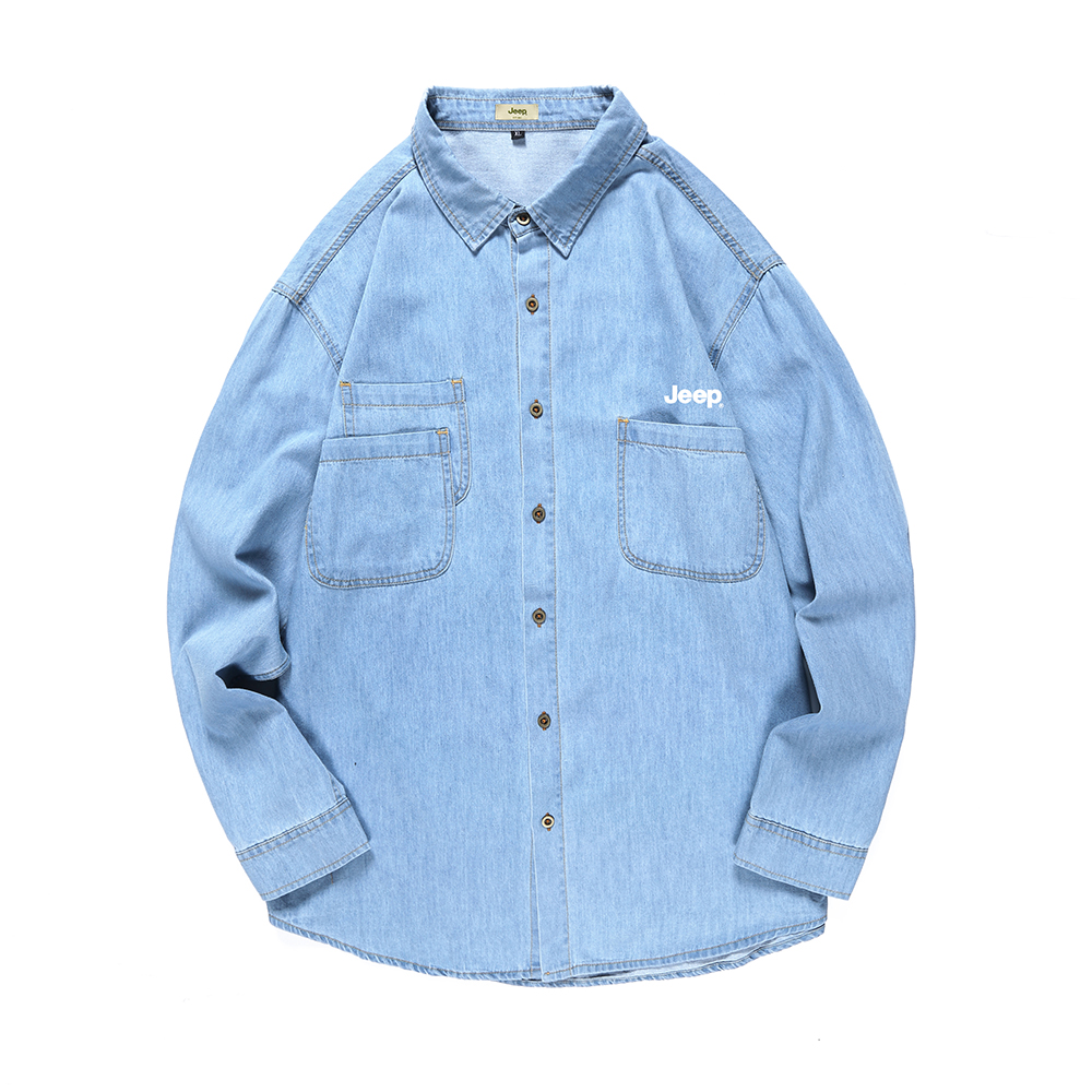 Рубашка унисекс Jeep, светло-голубой
Рубашка унисекс Jeep, светло-голубой
