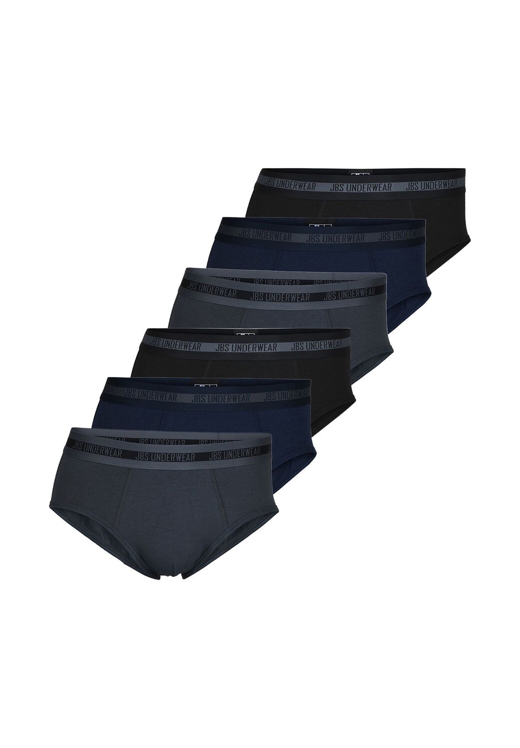 Трусы/трусы миди, 6 шт. в упаковке из бамбука jbs, цвет Blau Grau Schwarz
Трусы/трусы миди, 6 шт. в упаковке из бамбука jbs, цвет Blau Grau Schwarz