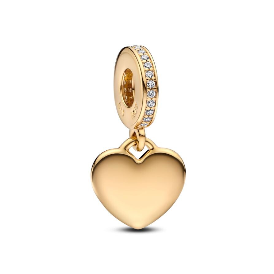 Шарм Engravable Heart Tag Dangle Pandora, покрытие - золото
Шарм Engravable Heart Tag Dangle Pandora, покрытие - золото