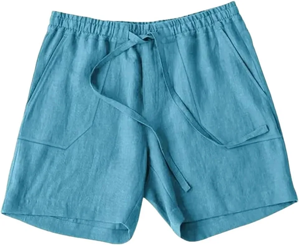 Мужские спортивные шорты для пляжа с кулиской и карманами
Мужские спортивные шорты для пляжа с кулиской и карманами