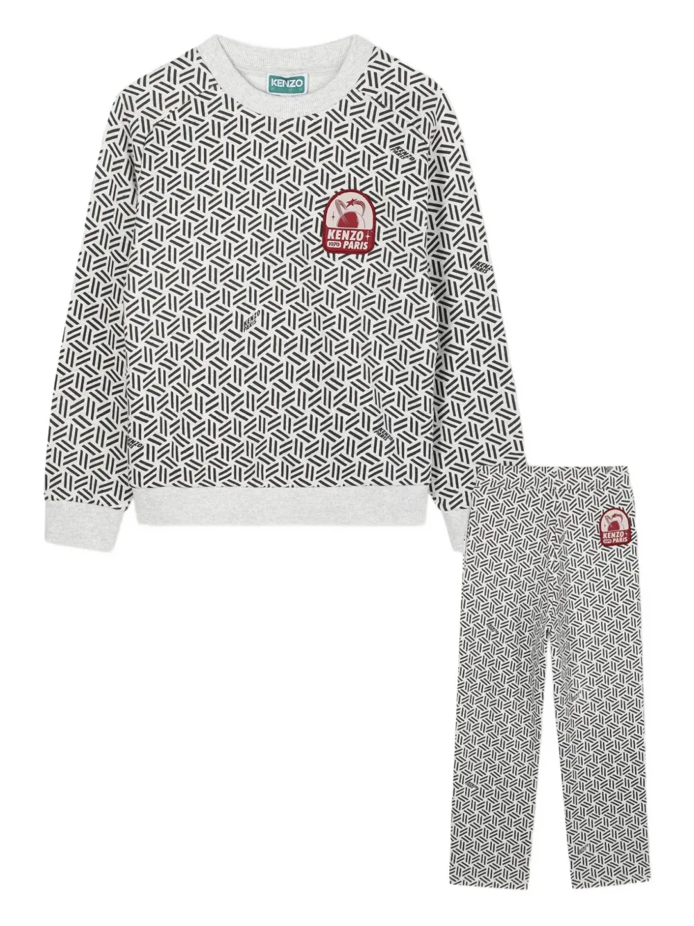 Спортивный костюм с логотипом Kenzo Kids, серый
Спортивный костюм с логотипом Kenzo Kids, серый