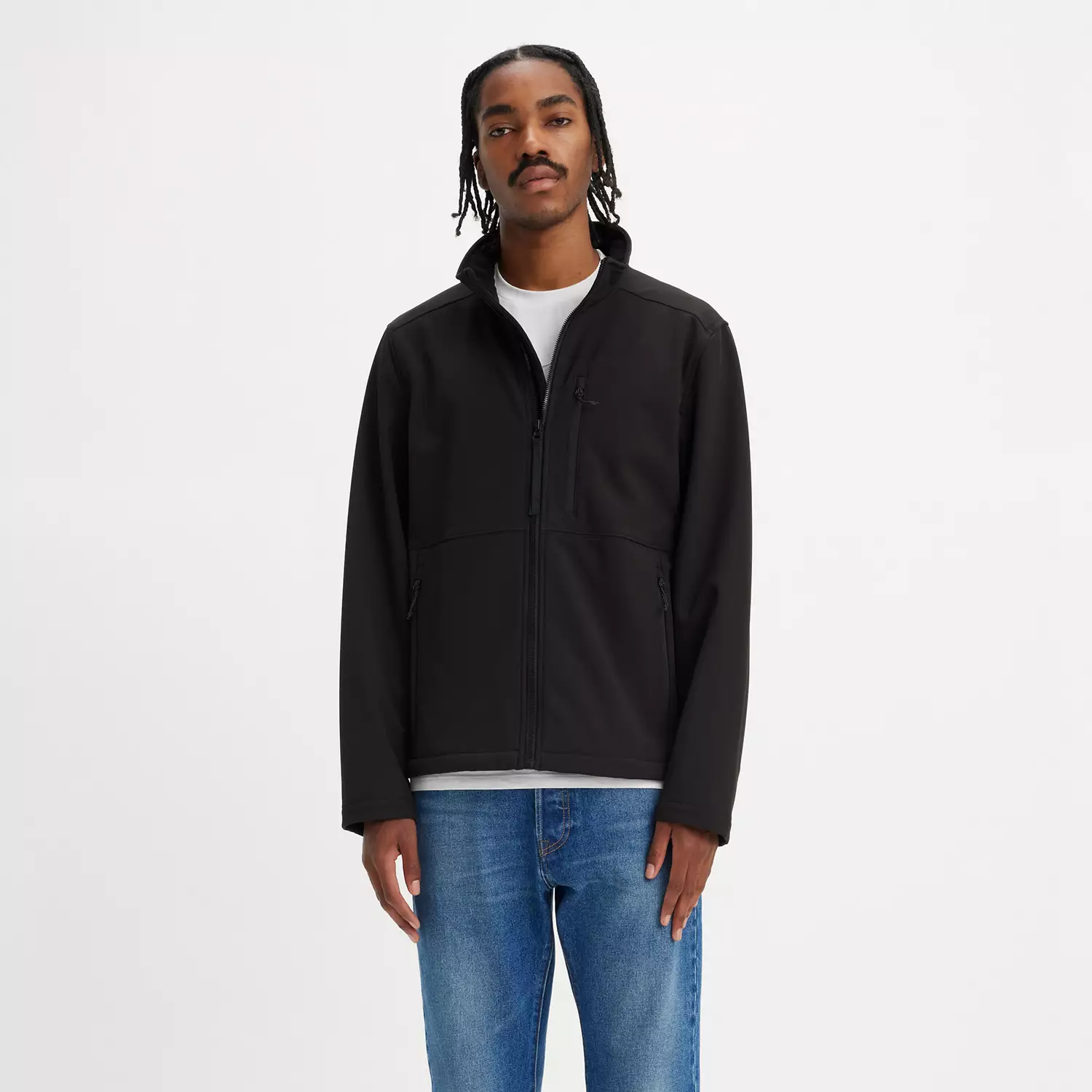 Мягкая куртка с воротником-стойкой Levi's, черный
Мягкая куртка с воротником-стойкой Levi's, черный