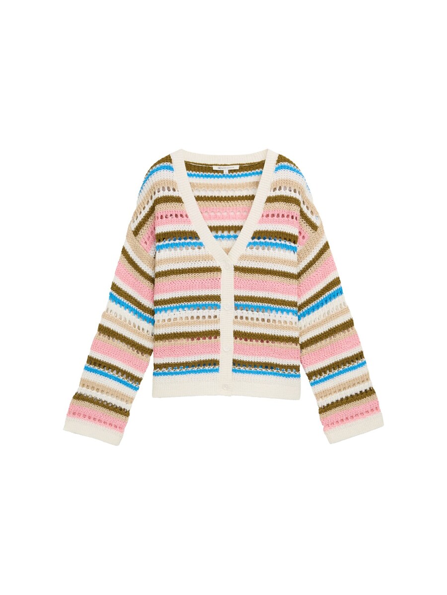 Вязаный кардиган TOM TAILOR DENIM, экрю
Вязаный кардиган TOM TAILOR DENIM, экрю