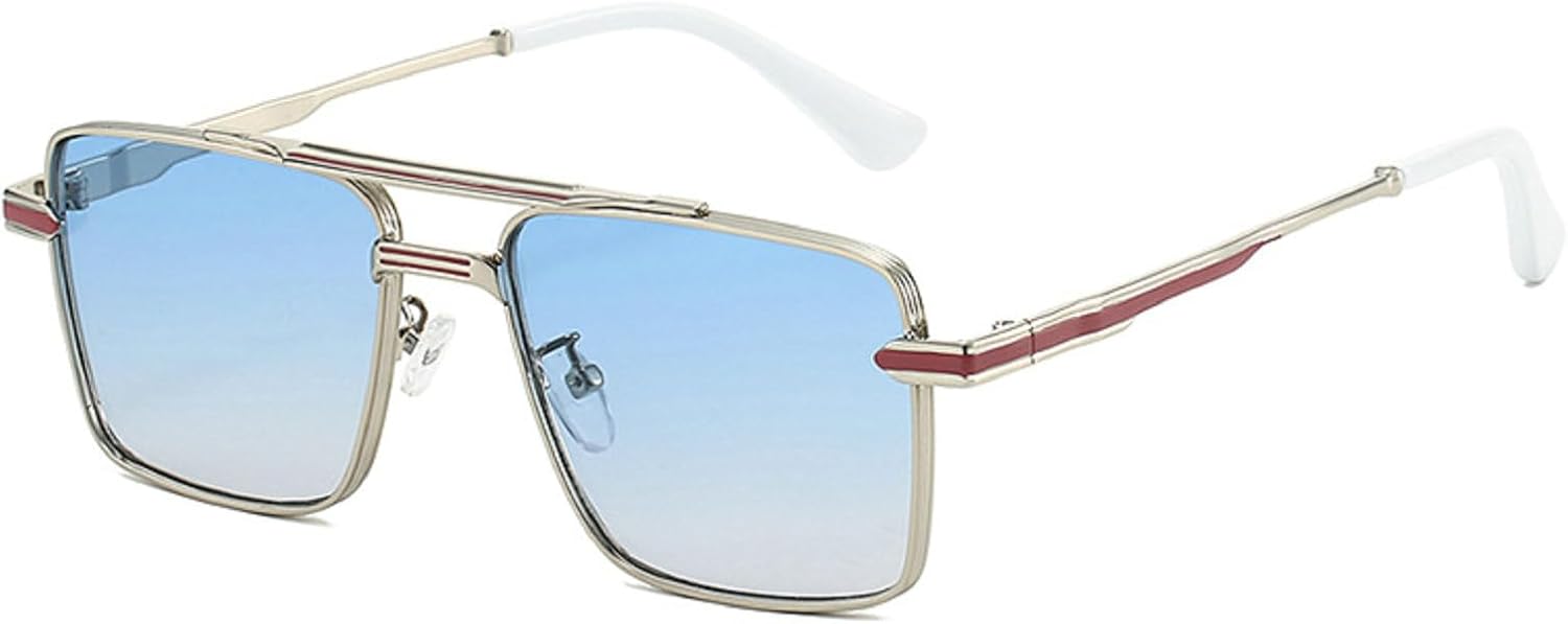 Модные квадратные солнцезащитные очки-пилот из сплава для мужчин, сине-красные солнцезащитные очки для женщин, очки для вождения, защита от УФ-излучения UV400 mincl, Blue
Модные квадратные солнцезащитные очки-пилот из сплава для мужчин, сине-красные солнцезащитные очки для женщин, очки для вождения, защита от УФ-излучения UV400 mincl, Blue