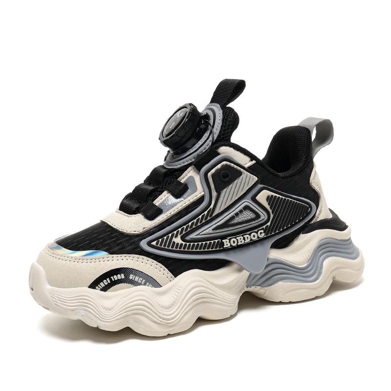 Нескользящие износостойкие низкие детские кроссовки для повседневной носки BOBDOG, черный
Нескользящие износостойкие низкие детские кроссовки для повседневной носки BOBDOG, черный