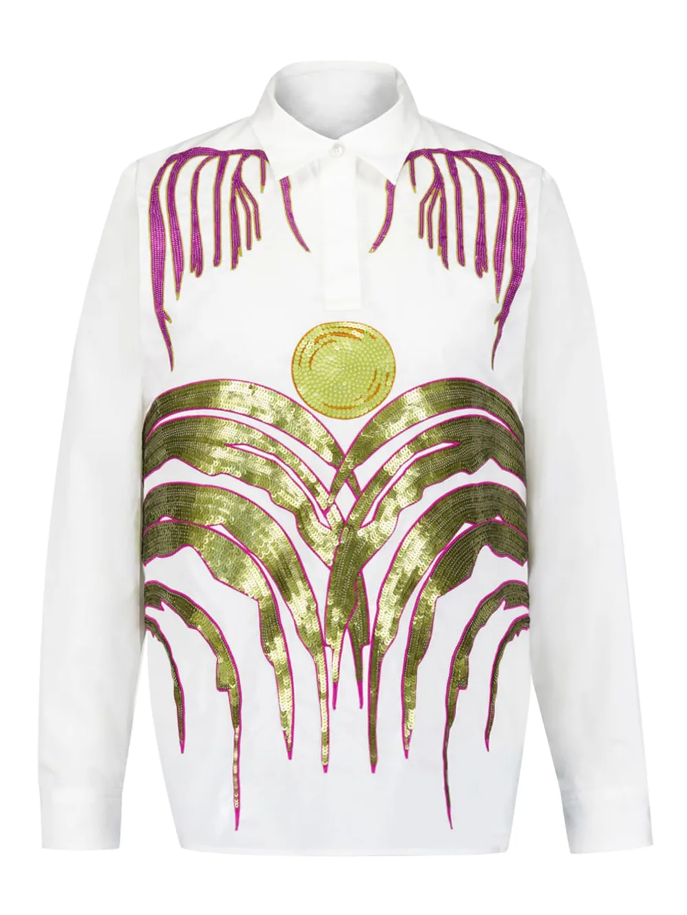 Рубашка Atena с воротником, украшенным пайетками PAULA, белый
Рубашка Atena с воротником, украшенным пайетками PAULA, белый