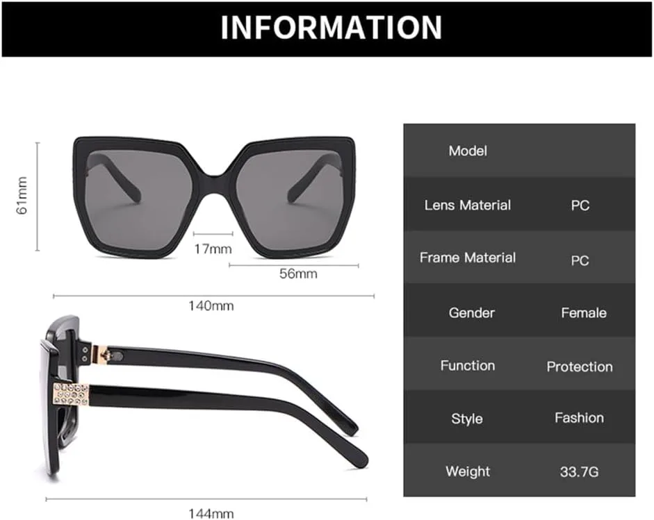 Солнцезащитные очки с градиентным переходом цвета для женщин, украшенные бриллиантами, солнцезащитные очки с защитой от УФ-излучения UV400 HCPIHF, Leopard
Солнцезащитные очки с градиентным переходом цвета для женщин, украшенные бриллиантами, солнцезащитные очки с защитой от УФ-излучения UV400 HCPIHF, Leopard