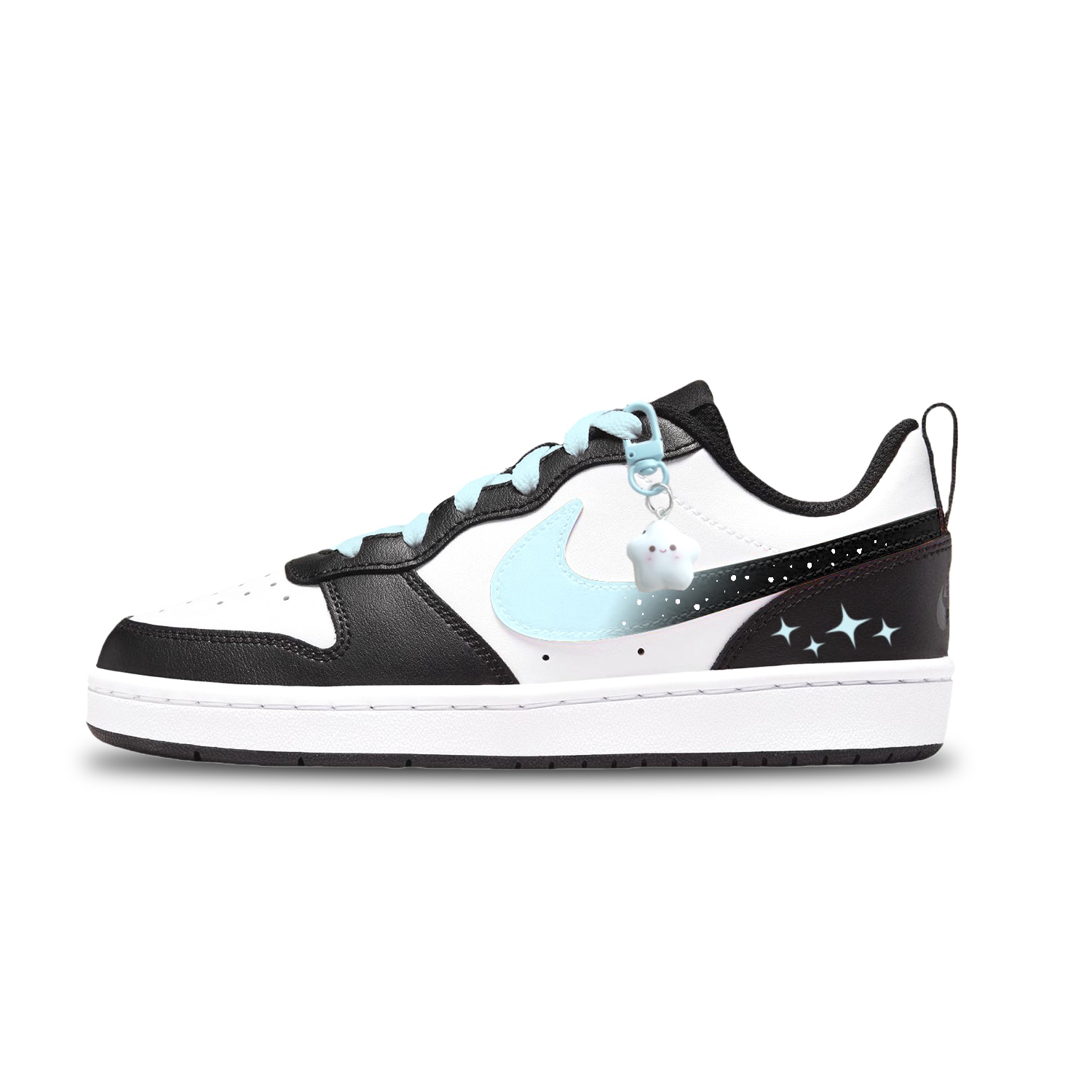 Nike Court Borough Blue Star устойчивые к истиранию низкие детские скейтбординговые кроссовки unisex
Nike Court Borough Blue Star устойчивые к истиранию низкие детские скейтбординговые кроссовки unisex