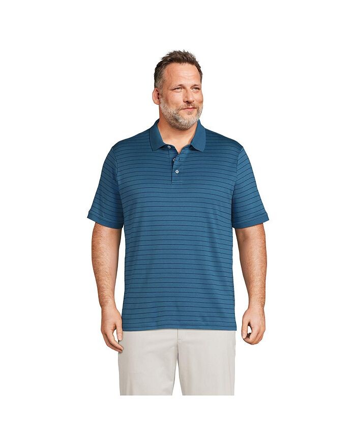 Мужской большой & Высокая рубашка-поло Supima с короткими рукавами Lands' End, цвет Evening blue stripe
Мужской большой & Высокая рубашка-поло Supima с короткими рукавами Lands' End, цвет Evening blue stripe
