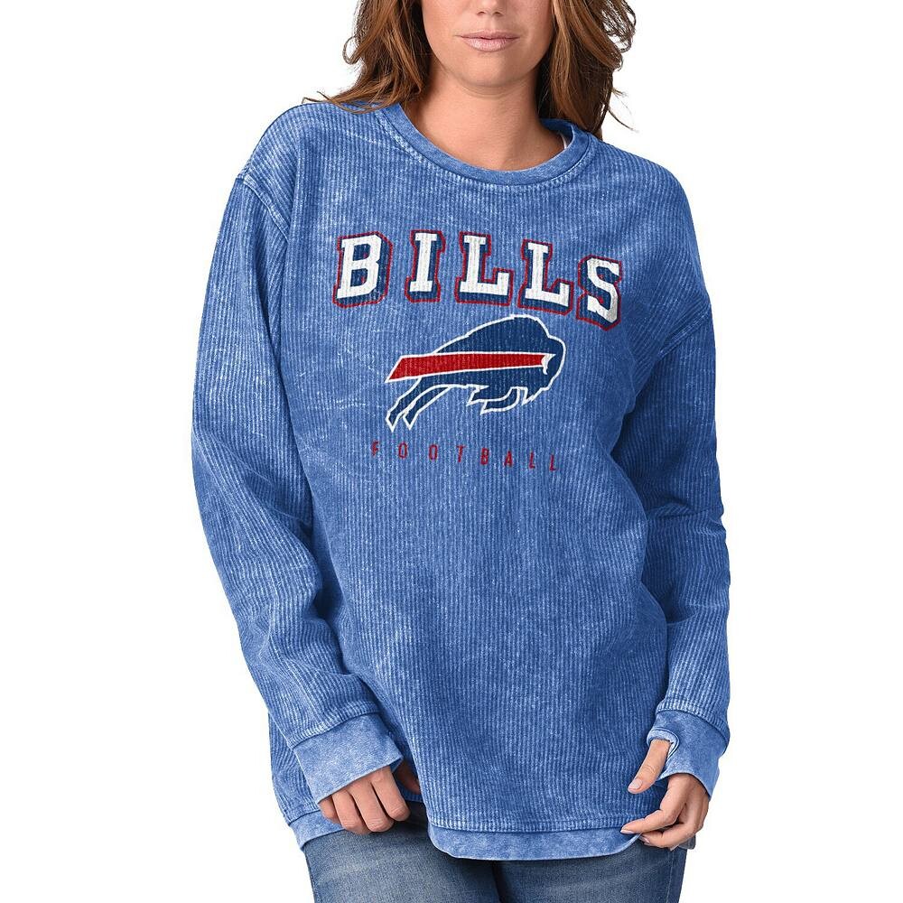 Женский удобный вельветовый пуловер G-III 4Her от Carl Banks Royal Buffalo Bills, цвет Bil Blue
Женский удобный вельветовый пуловер G-III 4Her от Carl Banks Royal Buffalo Bills, цвет Bil Blue