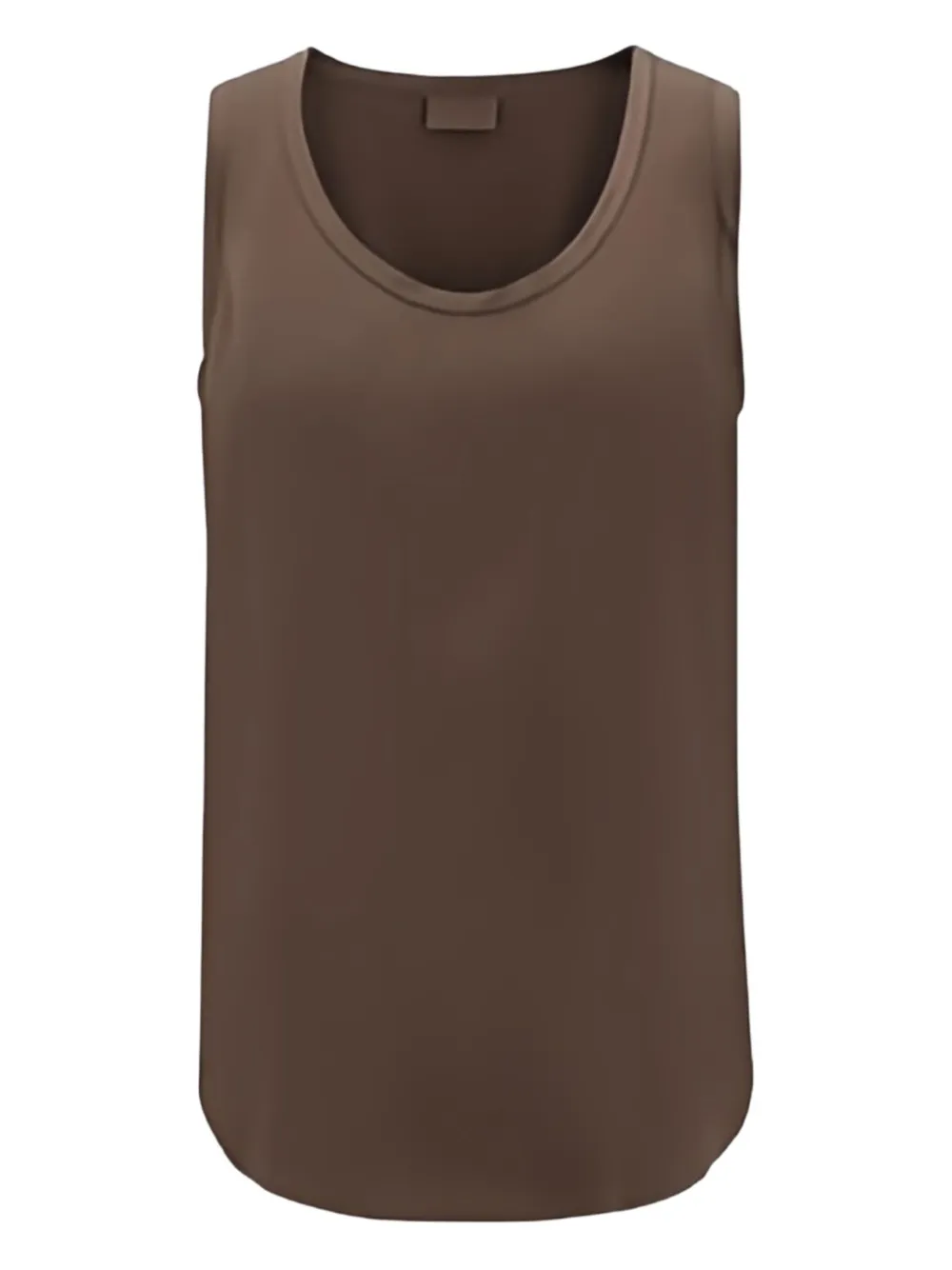 Топ с закругленным подолом Brunello Cucinelli, коричневый
Топ с закругленным подолом Brunello Cucinelli, коричневый