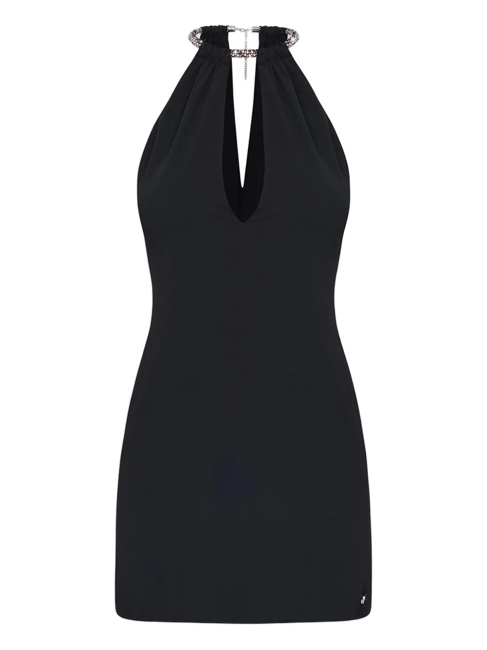 Платье мини со стразами Amiri, черный
Платье мини со стразами Amiri, черный