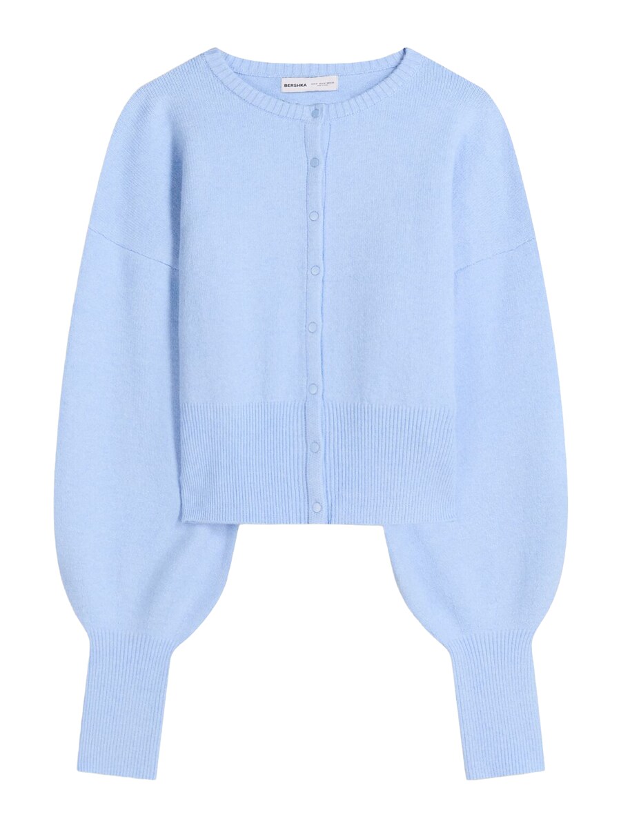 Вязаный кардиган Bershka, Sky blue
Вязаный кардиган Bershka, Sky blue