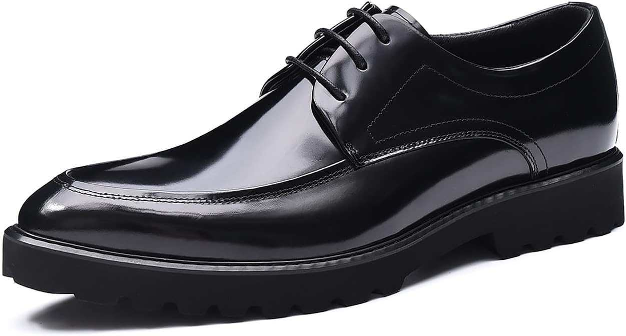 Мужские оксфорды с крыльями Santimon, формальные деловые туфли дерби из кожи для вечеринки, свадьбы, модные, повседневные и прогулочные туфли для мужчин, черный
Мужские оксфорды с крыльями Santimon, формальные деловые туфли дерби из кожи для вечеринки, свадьбы, модные, повседневные и прогулочные туфли для мужчин, черный