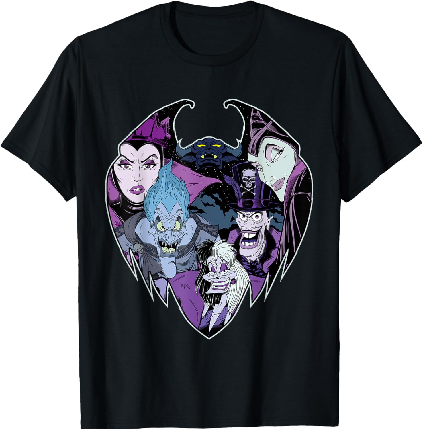 Футболка Disney Villains Evil Crew, черная
Футболка Disney Villains Evil Crew, черная