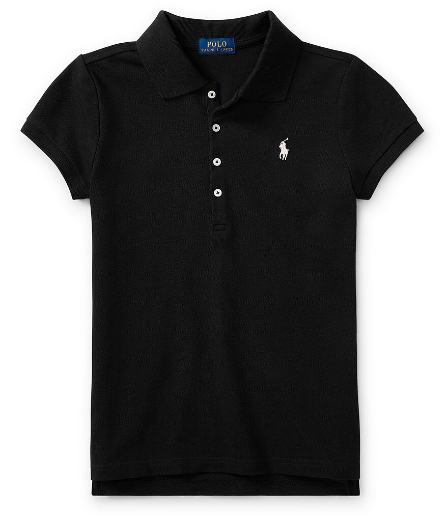 Детская одежда Polo Ralph Lauren Сетчатая рубашка-поло с короткими рукавами для больших девочек 7–16 лет, черный
Детская одежда Polo Ralph Lauren Сетчатая рубашка-поло с короткими рукавами для больших девочек 7–16 лет, черный