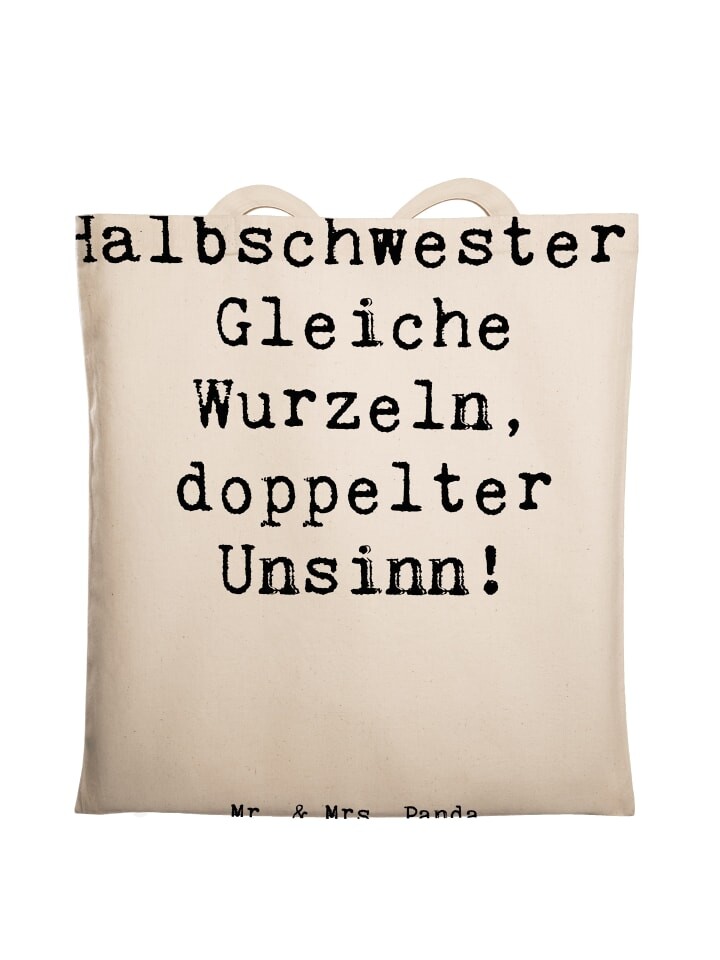 Сумка для переноски Mr & Mrs Panda Halbschwester Unsinn, кремовый
Сумка для переноски Mr & Mrs Panda Halbschwester Unsinn, кремовый