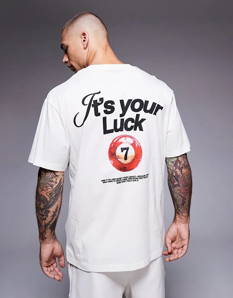 Футболка ADPT оверсайз с графикой 7ball кремового цвета, Бежевый, Футболка ADPT оверсайз с графикой 7ball кремового цвета
Футболка ADPT оверсайз с графикой 7ball кремового цвета, Бежевый, Футболка ADPT оверсайз с графикой 7ball кремового цвета