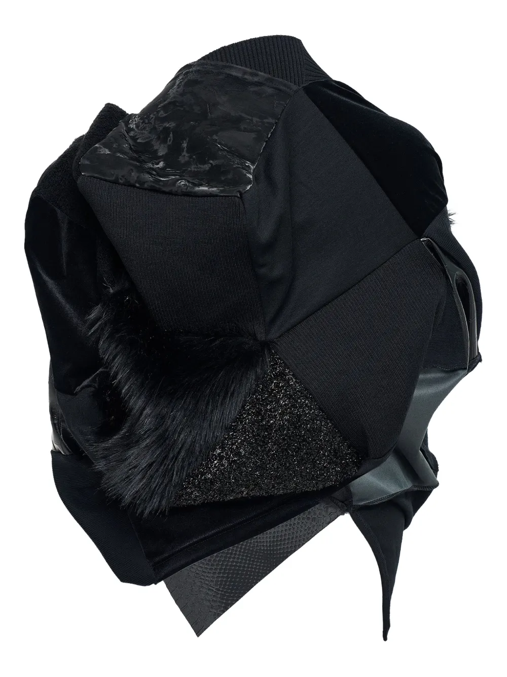 Топ в технике пэчворк Junya Watanabe, черный
Топ в технике пэчворк Junya Watanabe, черный