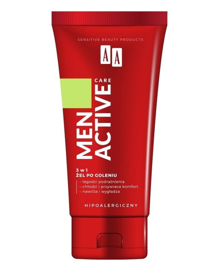 Гель после бритья Aa Men Active Care 3w1, 100 мл
Гель после бритья Aa Men Active Care 3w1, 100 мл