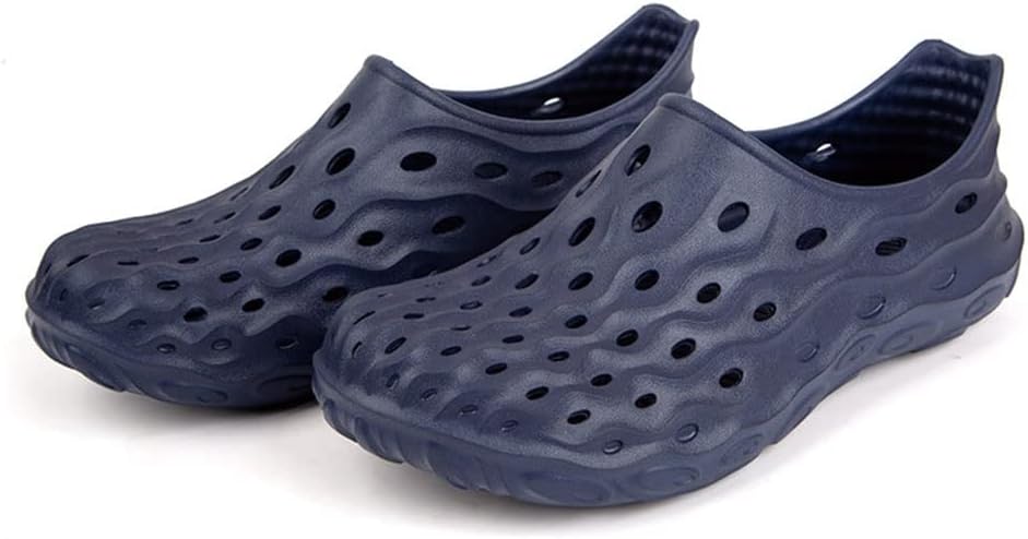 Мужские садовые туфли HSQMA, шлепанцы для душа без задника, нескользящие из ЭВА, легкие и удобные летние пляжные шлепанцы, водные туфли, обувь для ухода за больными, для дома и улицы (Цвет: синий, Размер: EUR41)
Мужские садовые туфли HSQMA, шлепанцы для душа без задника, нескользящие из ЭВА, легкие и удобные летние пляжные шлепанцы, водные туфли, обувь для ухода за больными, для дома и улицы (Цвет: синий, Размер: EUR41)
