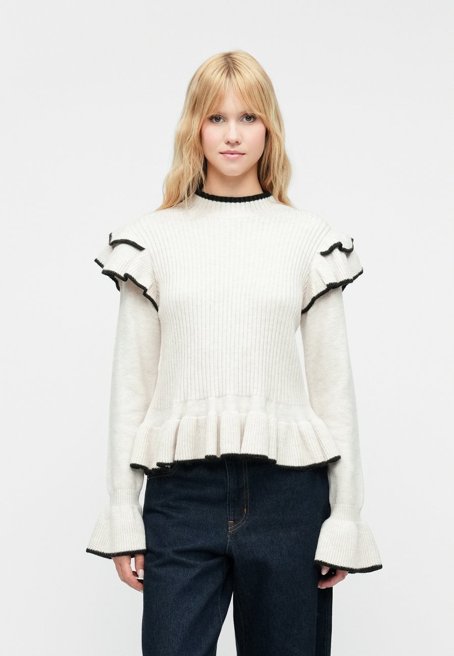 Джемпер Object OBJAKI , White Sand/Melange Black/Beige
Джемпер Object OBJAKI , White Sand/Melange Black/Beige