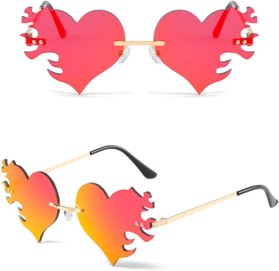 Женские солнцезащитные очки в стиле «Сердце и пламя» 2027 года, без оправы, с градиентным переходом цвета, защитой от УФ-излучения UV 400 и металлическим корпусом MTZJH, C5
Женские солнцезащитные очки в стиле «Сердце и пламя» 2027 года, без оправы, с градиентным переходом цвета, защитой от УФ-излучения UV 400 и металлическим корпусом MTZJH, C5