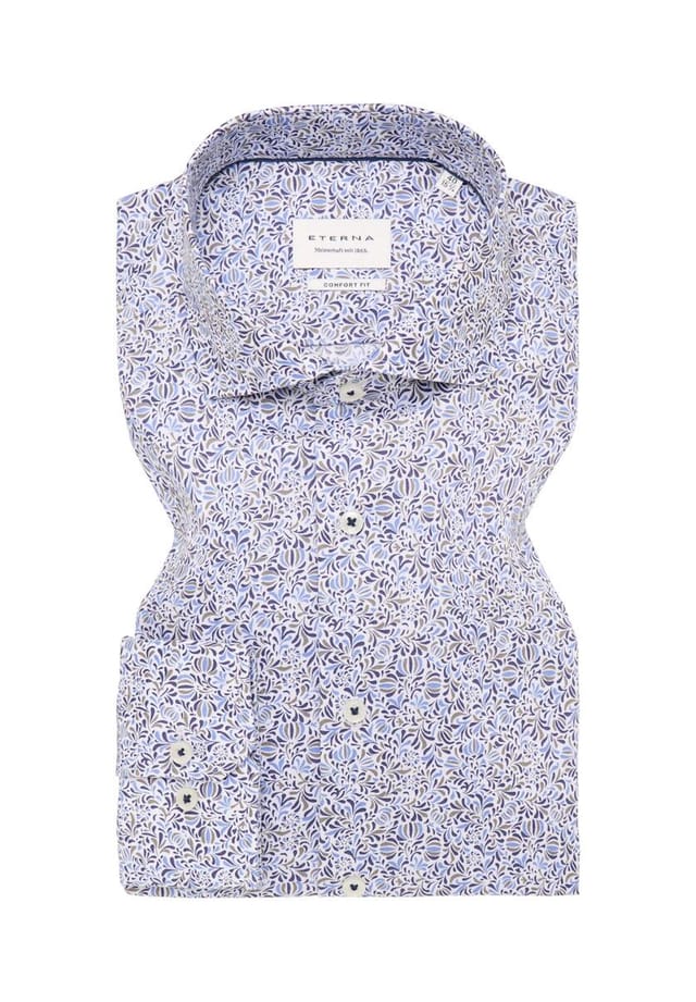 Рубашка с длинными рукавами Eterna, голубой
Рубашка с длинными рукавами Eterna, голубой