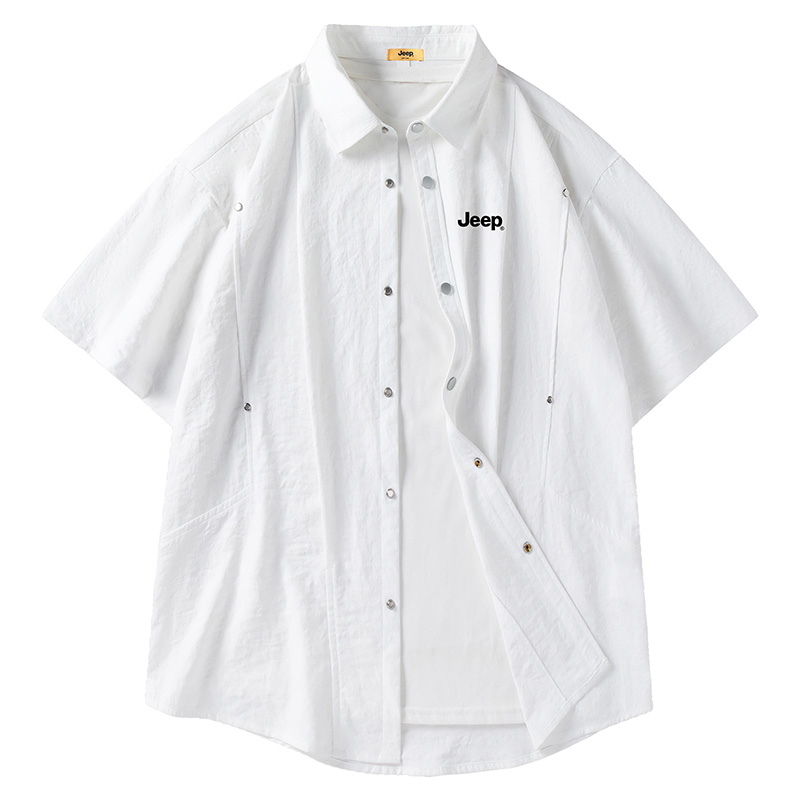 Рубашка Unisex Lapel Moderate Mock Two Piece Jeep, белый
Рубашка Unisex Lapel Moderate Mock Two Piece Jeep, белый