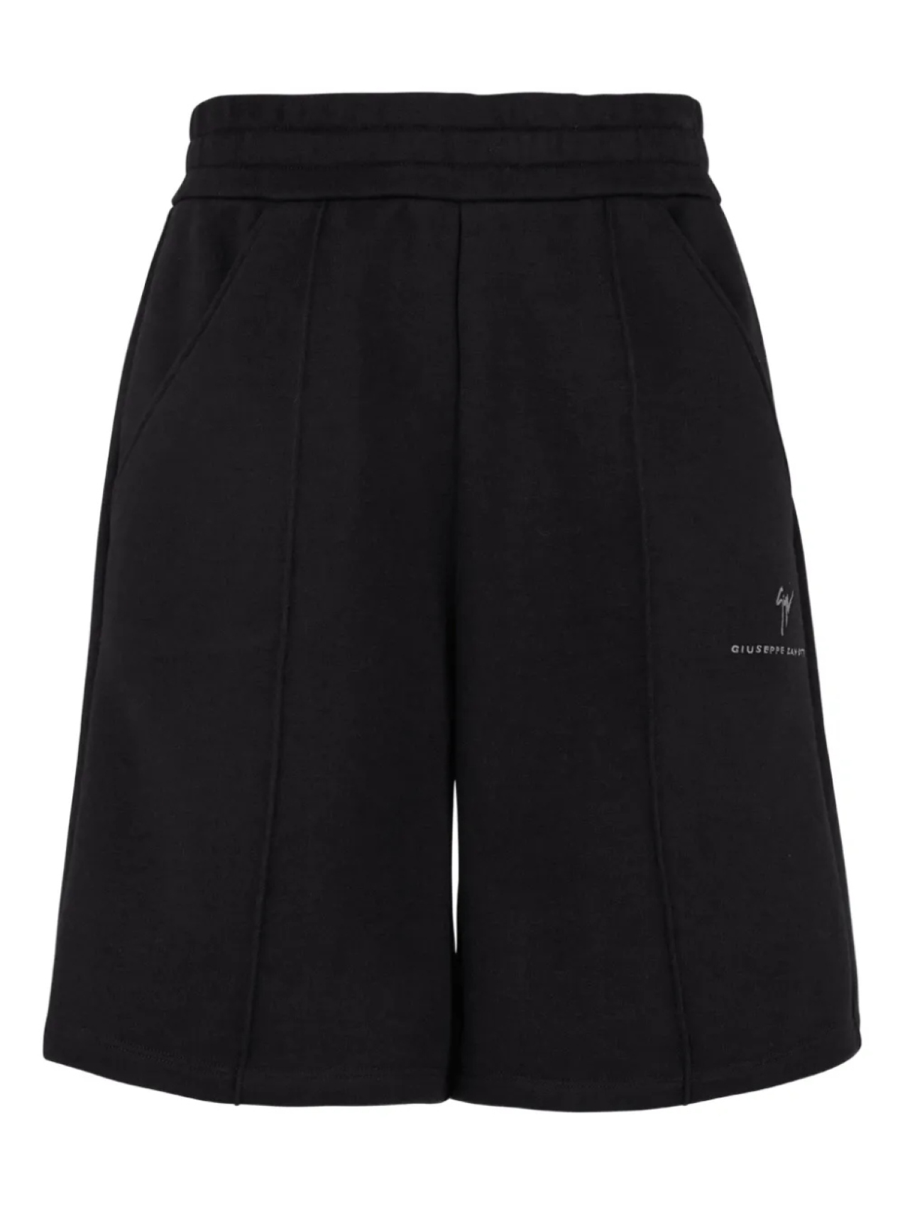 Шорты с логотипом Giuseppe Zanotti, черный 
Шорты с логотипом Giuseppe Zanotti, черный