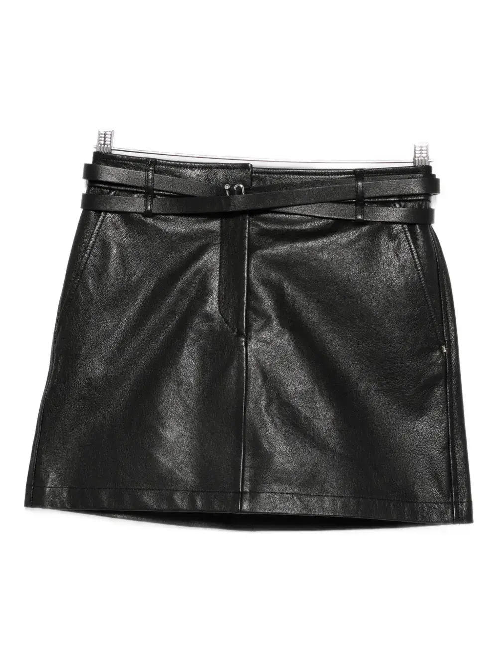 Кожаная мини-юбка с поясом SPORTMAX, черный
Кожаная мини-юбка с поясом SPORTMAX, черный