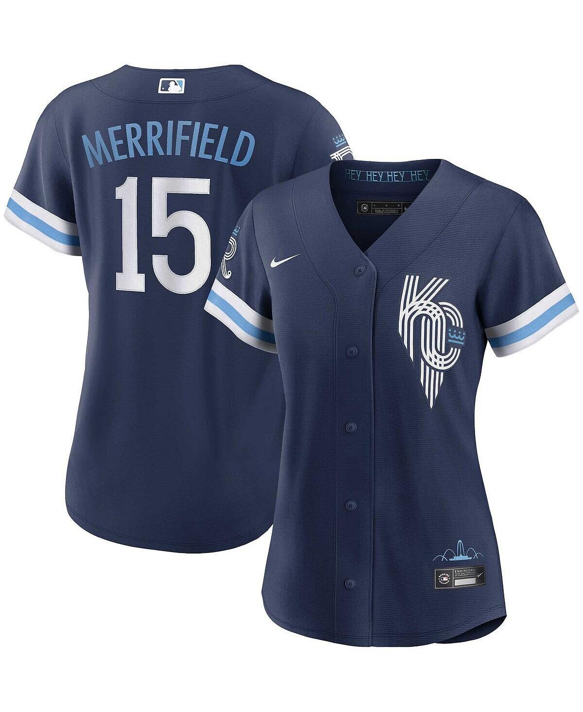 Женская футболка Whit Merrifield Navy Kansas City Royals Alternate City Connect Replica Player Nike, темно-синий
Женская футболка Whit Merrifield Navy Kansas City Royals Alternate City Connect Replica Player Nike, темно-синий