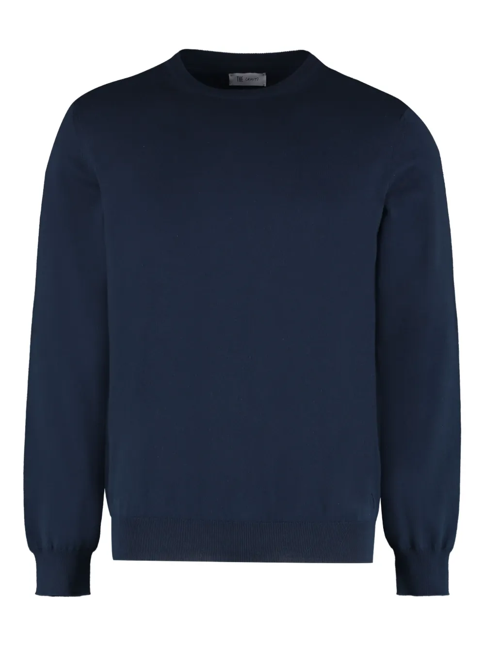 Свитер с круглым вырезом THE (Alphabet), синий
Свитер с круглым вырезом THE (Alphabet), синий