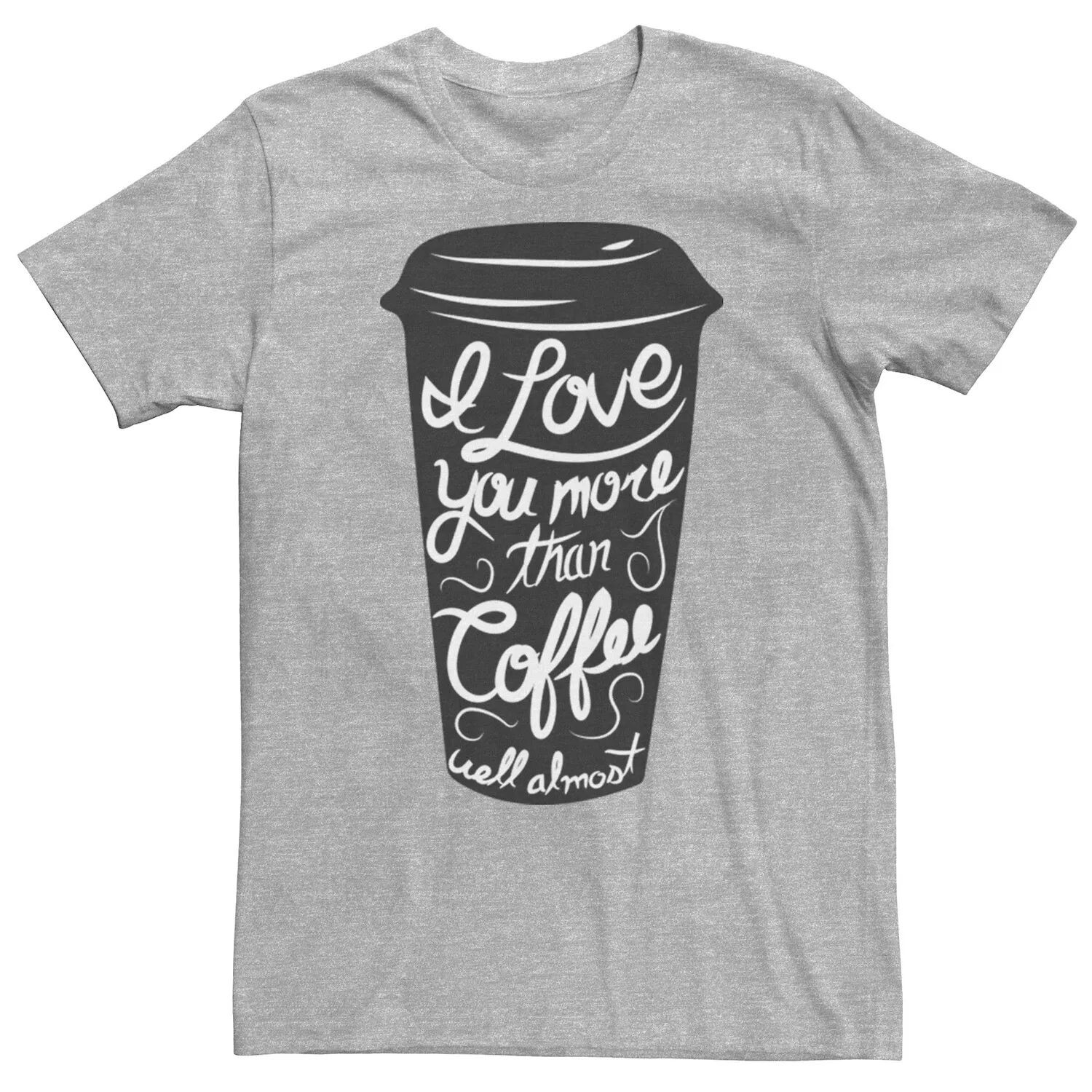 Мужская футболка с рисунком «I Love You More Than Coffee» на чашке «почти с собой» Licensed Character, Серый, Мужская футболка с рисунком «I Love You More Than Coffee» на чашке «почти с собой» Licensed Character
Мужская футболка с рисунком «I Love You More Than Coffee» на чашке «почти с собой» Licensed Character, Серый, Мужская футболка с рисунком «I Love You More Than Coffee» на чашке «почти с собой» Licensed Character