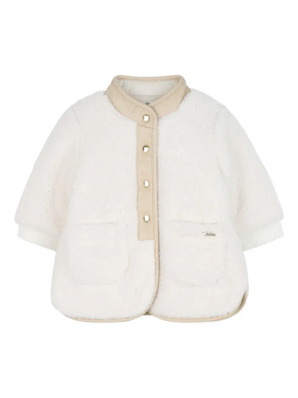 Шуба из искусственного меха Chloé Kids, нейтральный
Шуба из искусственного меха Chloé Kids, нейтральный