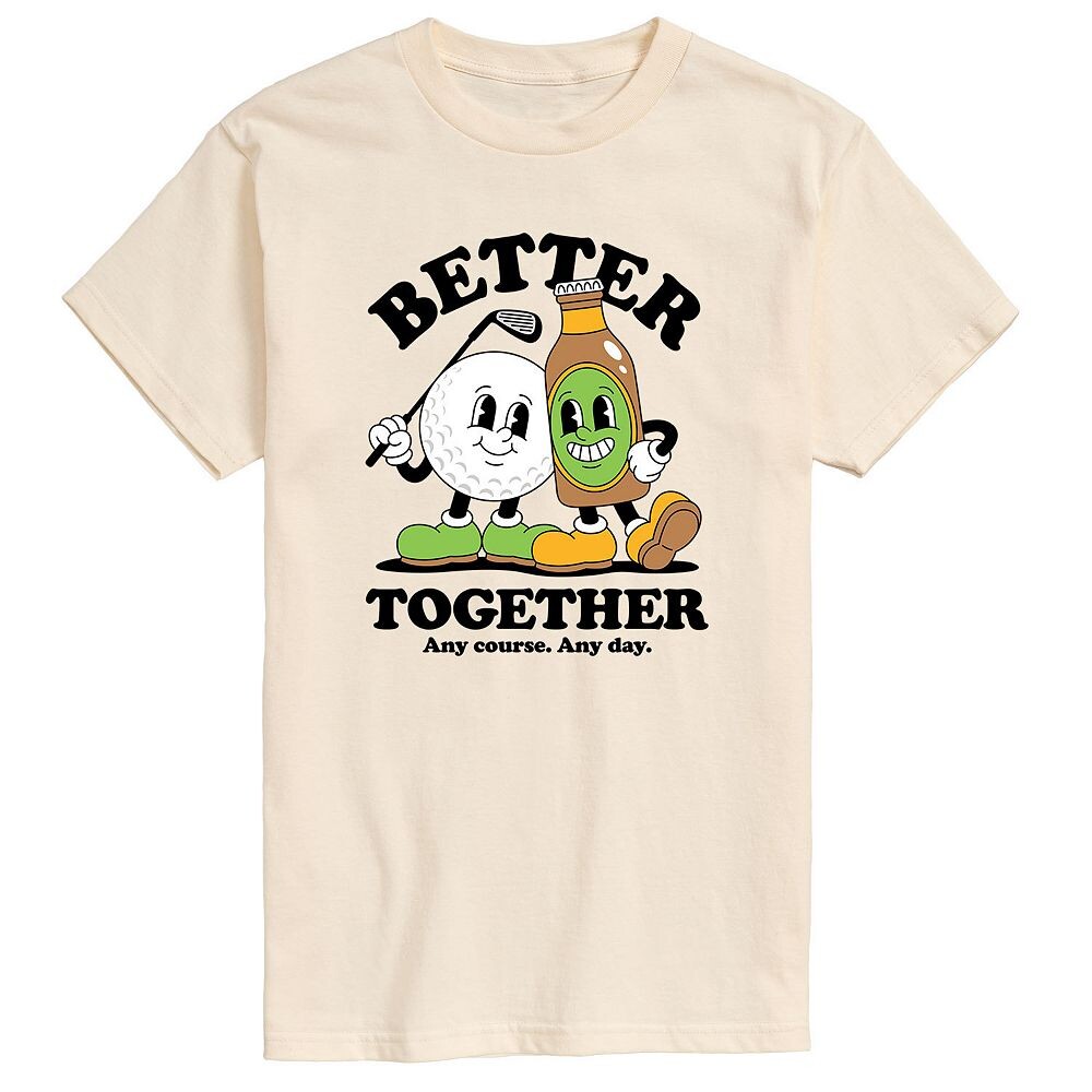 Мужская футболка с изображением талисмана гольфа Better Together Licensed Character, цвет Cream
Мужская футболка с изображением талисмана гольфа Better Together Licensed Character, цвет Cream